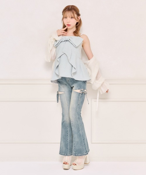 「apres jour」 ミニスカート X-LARGE ブラウン系その他 レディース_画像5