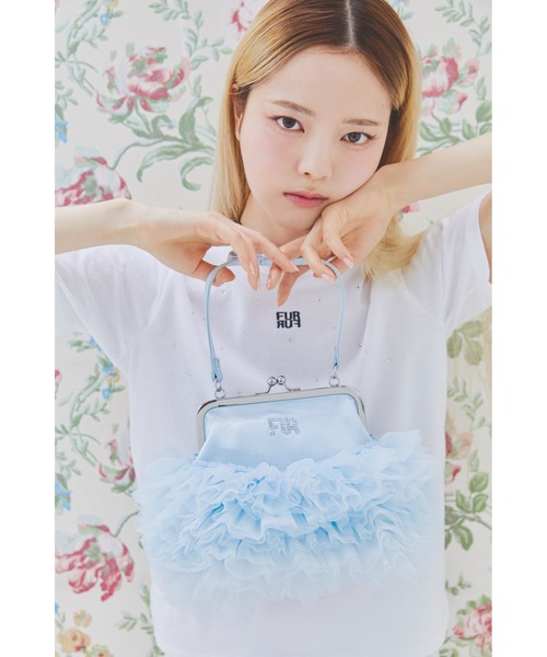 FUR FUR クリスタルロゴチュチュバック FURFUR（ファーファー） ハンドバッグ 「USAGI ONLINE/ZOZOTOWN限定