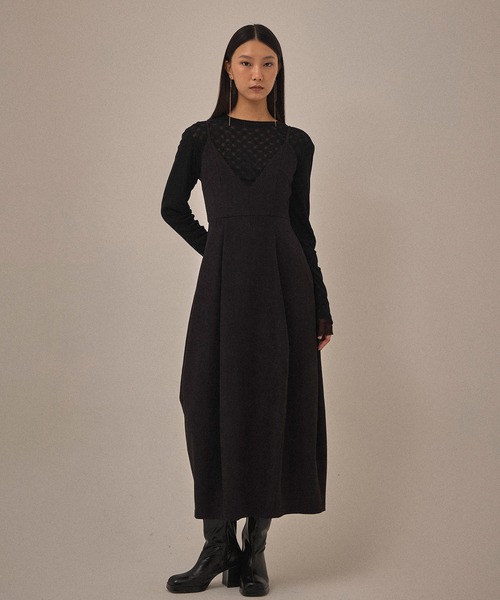 VERSEAU（ヴェルソー） ワンピース フロートコクーンドレス : ZOZOTOWN 