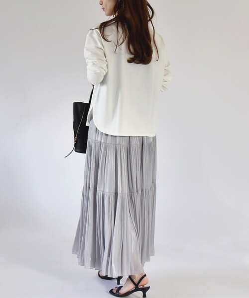 「quaranciel」 長袖カットソー ONE SIZE ホワイト レディース_画像6
