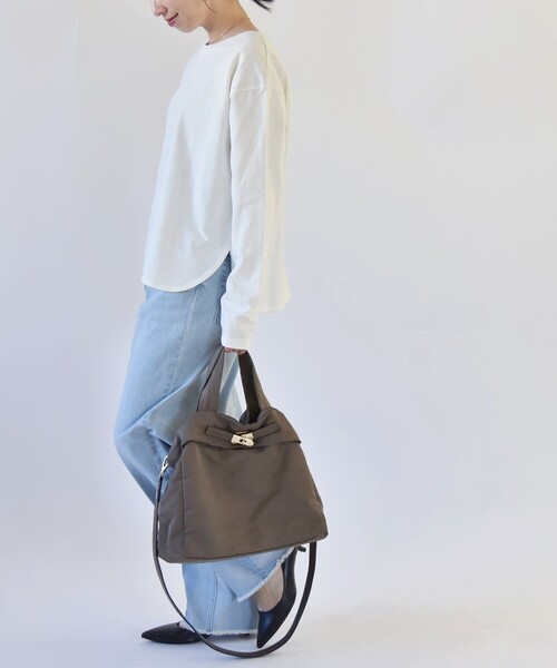 「quaranciel」 長袖カットソー ONE SIZE ホワイト レディース_画像7