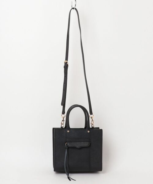 「REBECCA MINKOFF」 ワンポイント2WAYバッグ - ブラック レディース_画像2