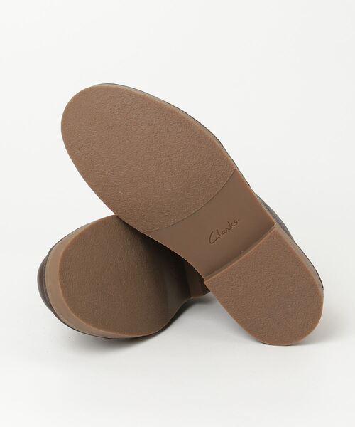 「Clarks」 シューズ UK9.5 まっ黒い赤銅色 メンズ