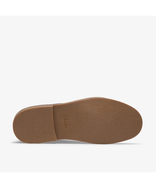 「Clarks」 シューズ UK9.5 まっ黒い赤銅色 メンズ