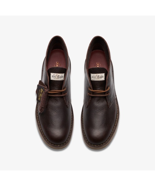 「Clarks」 シューズ UK9.5 まっ黒い赤銅色 メンズ