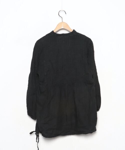 「120% lino」 長袖ブラウス 40 ブラック レディース_画像2