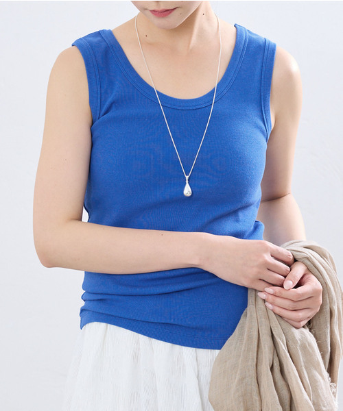 tシャツ 「追加/UVカット」テレコストレッチフレンチノースリーブ レディース | IENA | 04