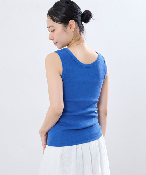 tシャツ 「追加/UVカット」テレコストレッチフレンチノースリーブ レディース | IENA | 13