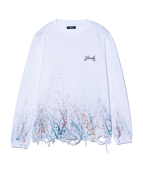 「glamb」 長袖Tシャツ M ブラック メンズ_画像2
