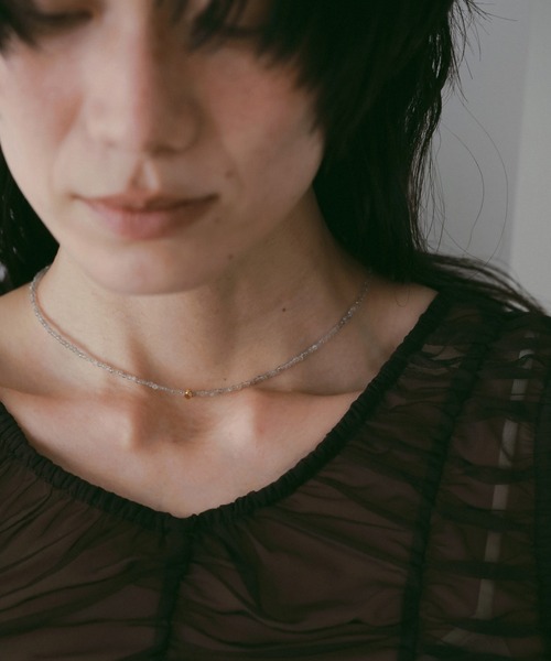 ネックレス anuke Color Stone Necklace レディースの画像