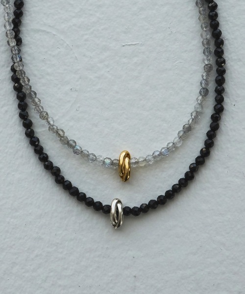 ネックレス anuke Color Stone Necklace レディースの画像
