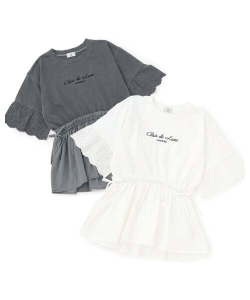 tシャツ 「AMI」ペプラムプルオーバー キッズ 子供服 女の子の画像