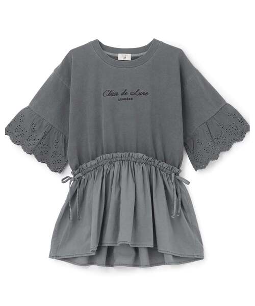 tシャツ 「AMI」ペプラムプルオーバー キッズ 子供服 女の子の画像