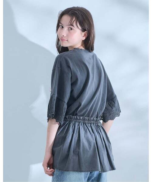 tシャツ 「AMI」ペプラムプルオーバー キッズ 子供服 女の子の画像