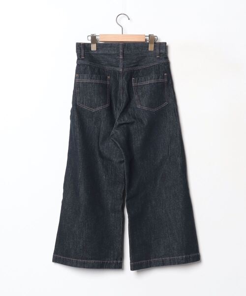 「INED CLARO」 デニムパンツ 9号 インディゴブルー レディース_画像2