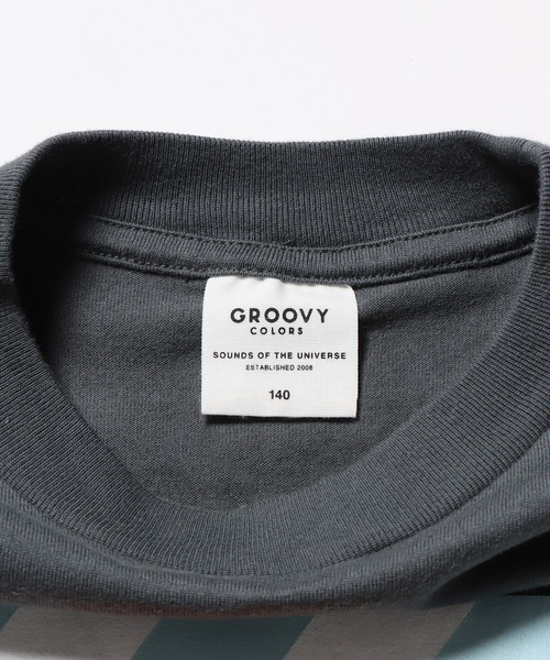 「GROOVY COLORS」 「KIDS」長袖カットソー 140 チャコール キッズ_画像8