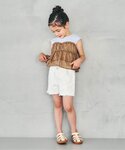 tシャツ ノースリーブシアードッキングトップス...の詳細画像5