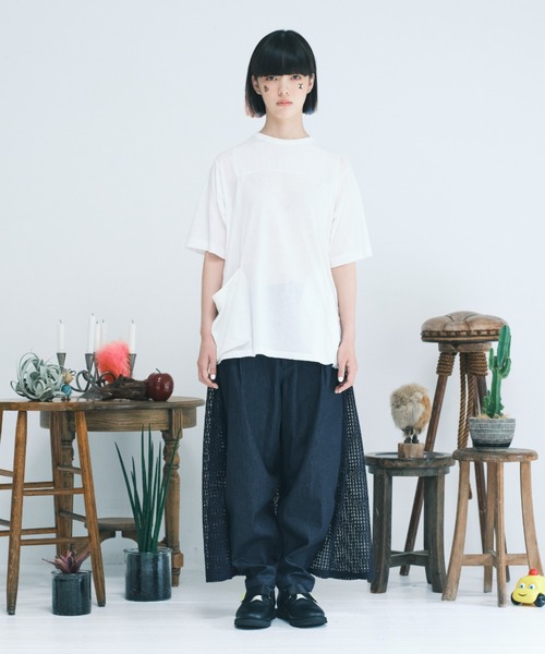 「BEDSIDEDRAMA」 パンツ 2 ネイビー レディース_画像2