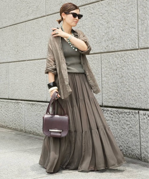 Deuxieme Classe（ドゥーズィエムクラス） ブラウス シャツ *Sheer