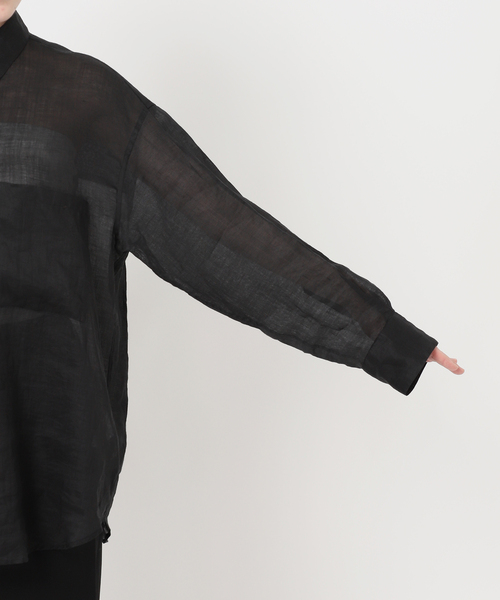 Deuxieme Classe（ドゥーズィエムクラス） ブラウス シャツ *Sheer