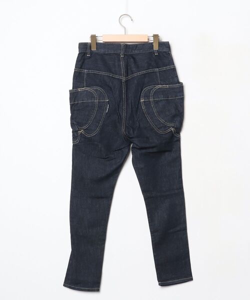​mercibeaucoup,（メルシーボークー） 変形デザインデニムパンツ3 mercibeaucoup,（メルシーボークー） デニムパンツ 0 ネイビー
