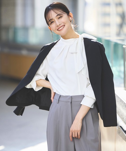 「RUIRUE BOUTIQUE」 長袖ブラウス S ホワイト レディース_画像4