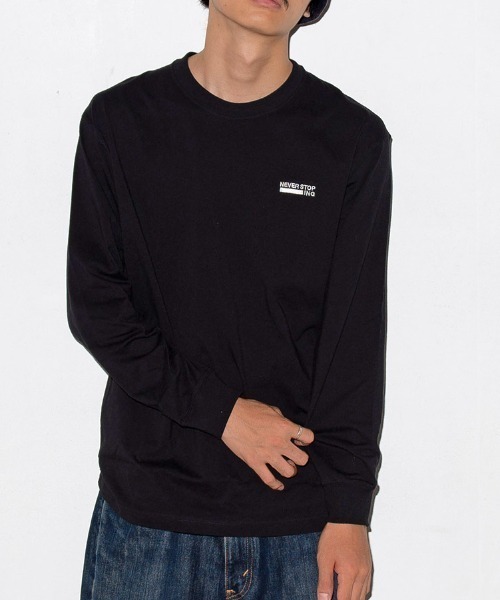 「THE NORTH FACE」 長袖Tシャツ M ホワイト メンズ_画像3
