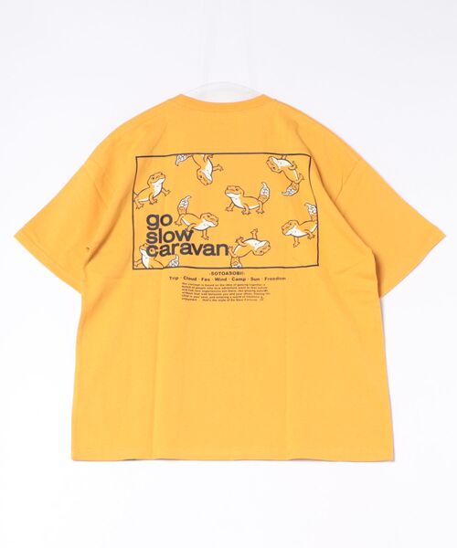 「go slow caravan」 半袖Tシャツ X-LARGE イエロー メンズ_画像6