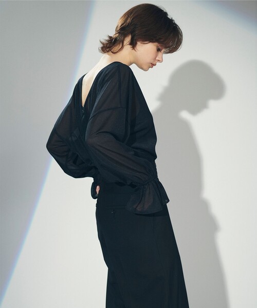 「GRACE CONTINENTAL」 「Diagram」カーディガン 36 ホワイト レディース_画像5