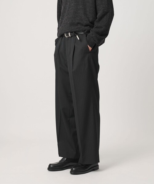 BEAUTY＆YOUTH UNITED ARROWS ワイドパンツ スラックス ピンストライプ