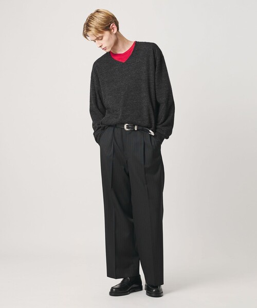 BEAUTY＆YOUTH UNITED ARROWS ワイドパンツ スラックス ピンストライプ