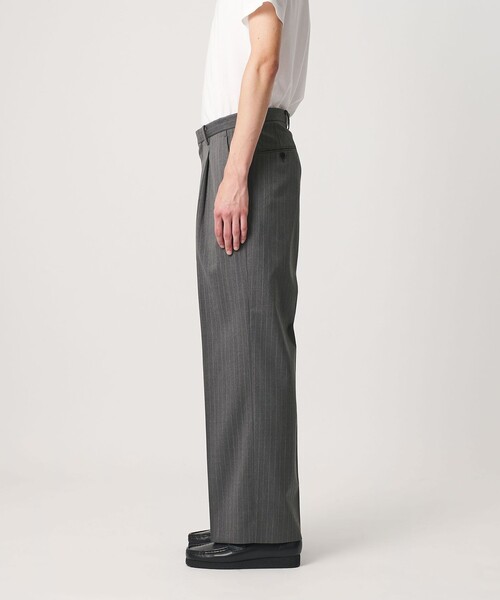 BEAUTY＆YOUTH UNITED ARROWS ワイドパンツ スラックス ピンストライプ