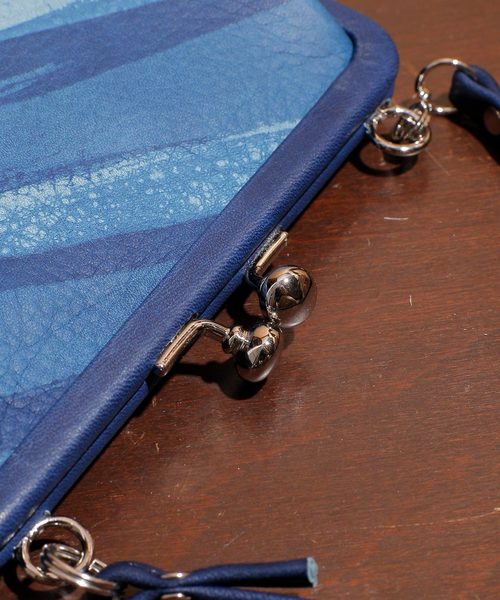 cramp（クランプ） 財布 クランプ / SUKUMO Leather スクモレザー 藍