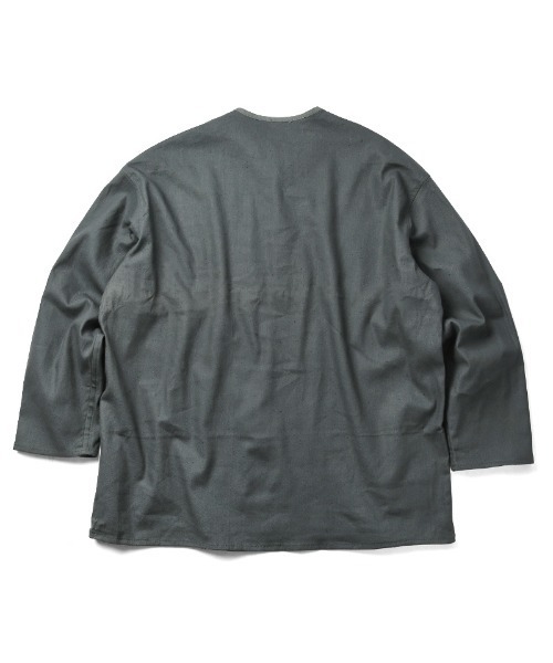 70s-80s ミリタリー スリーピングシャツ プルオーバー 54-6 ロシア軍 MILITARY 実物 新品 デッドストック ロシア軍 70s ヘンリー