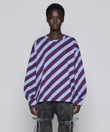 SHAREEF（シャリーフ） tシャツ BIAS LINE JQ L/S PULL OVER メンズ
