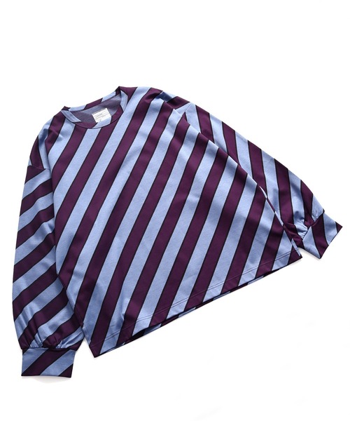 SHAREEF（シャリーフ） tシャツ BIAS LINE JQ L/S PULL OVER メンズ