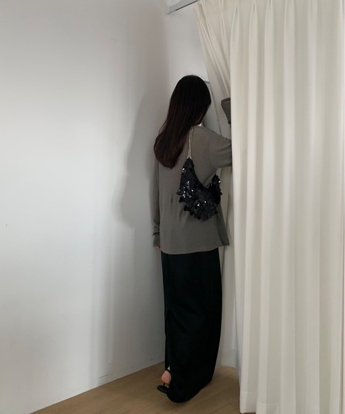 Didot.showroom tシャツ 「DIDOT.」シアーロングスリーブTシャツ