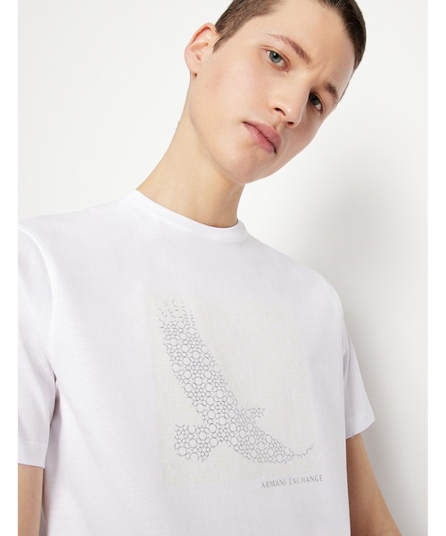 tシャツ Tシャツ 【A|X アルマーニ エクスチェンジ】イーグルデザイン 半袖クルーネックTシャツ/REGULAR