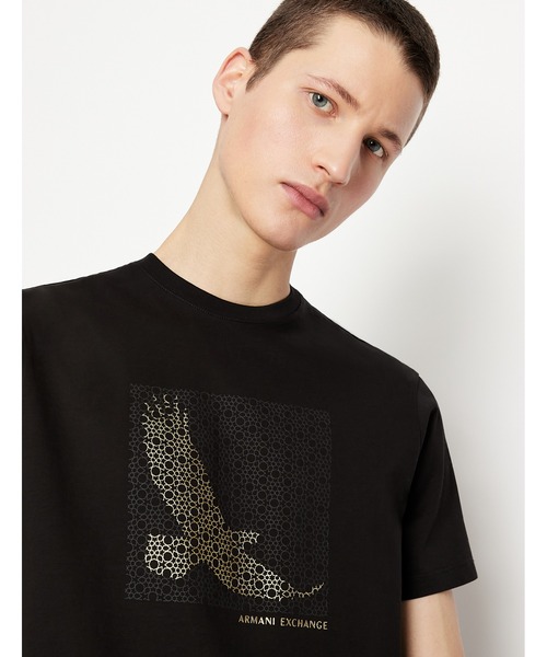 tシャツ Tシャツ 【A|X アルマーニ エクスチェンジ】イーグルデザイン 半袖クルーネックTシャツ/REGULAR