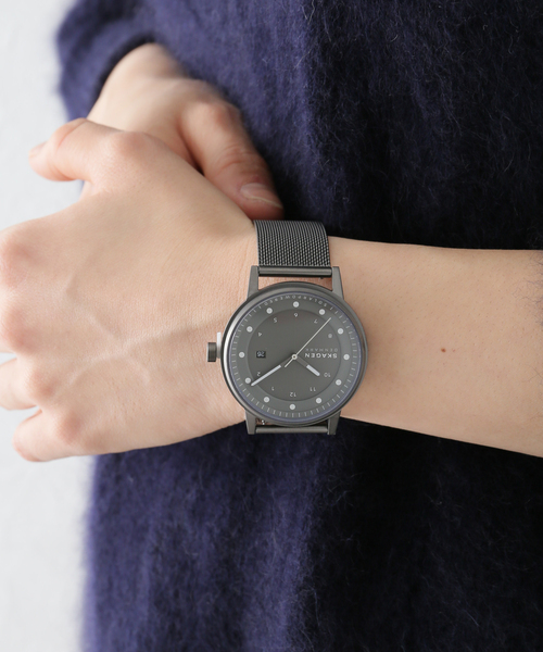 HIROB（ヒロブ） 腕時計 SKAGEN SKW6741 40mm【 ウォッチ 