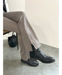 パンツ 裏起毛フレアストレッチパンツ / 裏起...の詳細画像5