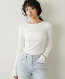 whim Gazette ウィムガゼット Vバックシャンテレコカットソー Whim Gazette tシャツ Vバックシャンテレコカットソー