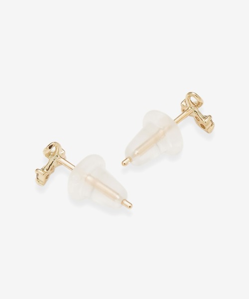 ピアス K10 イエローゴールド ダイヤモンド ピアス ESTELLE/エステール レディースの画像