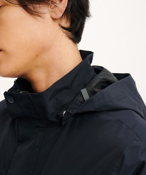 マウンテンパーカー ウインドブレーカー GORE-TEX ゴアテックス 防風 透湿 防水 フーデッドシェルジャケット メンズの画像