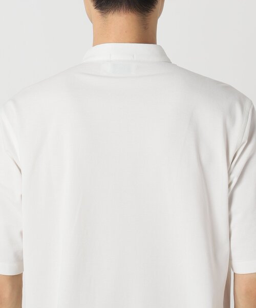 Lacoste フルオープンポロシャツ　スリムフィット　白　SM ラコステ LACOSTE スリムフィットソリッドポロシャツ（半袖