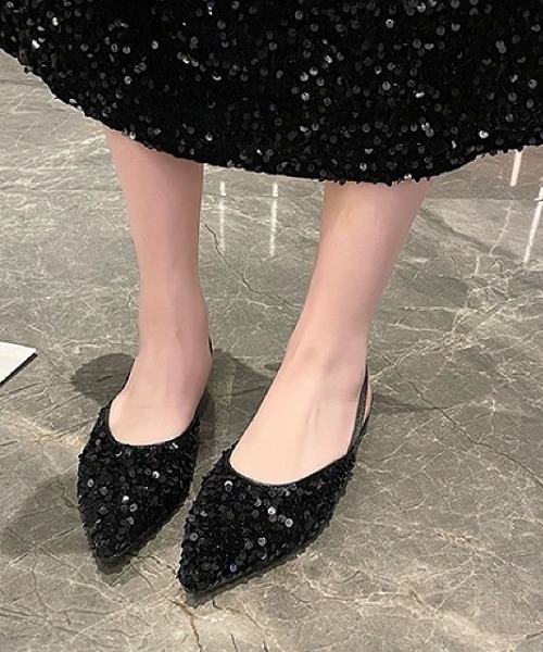 LADY LIKE（レディライク） パンプス ミニスパンコールパンプス