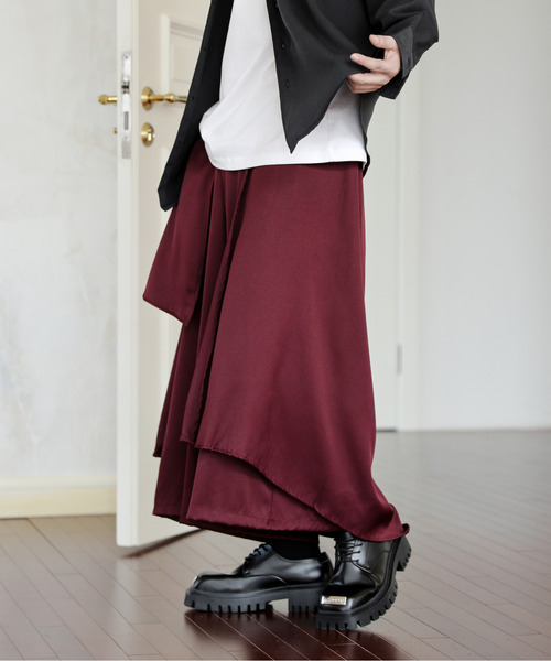 【新品未使用タグ付き】nagonstans レイヤード バルーン パンツ S 黒 カーゴボンタンバルーンパンツ（その他パンツ）｜REZEN（リゼン