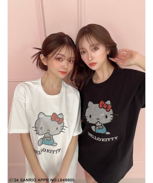 RESEXXY tシャツ 「ハローキティコラボ」ストーンTシャツ