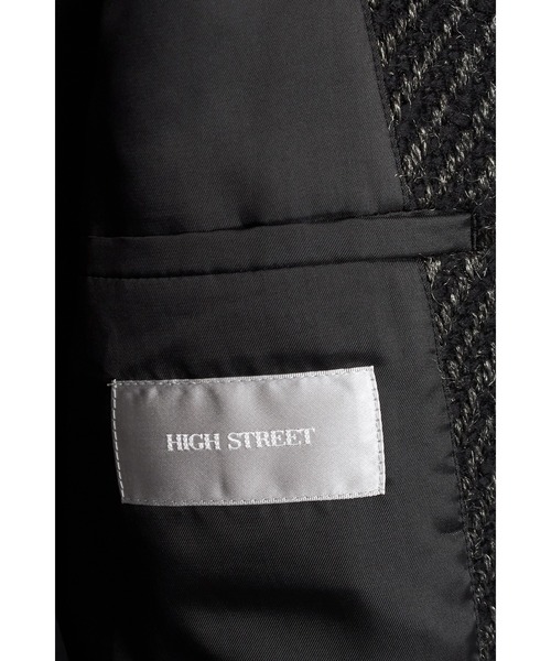 ステンカラーコート コート HIGH STREET∴スパーキーカルゼスタンドコート メンズの画像