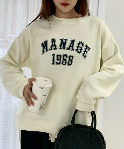 トレーナー スウェット Tattoo Print Sweat レディース トレーナー スウェット リボンプリントロゴスウェットトレーナー